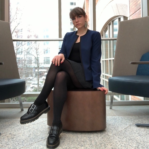 Jackets & Blazers - Black and Blue Blazer